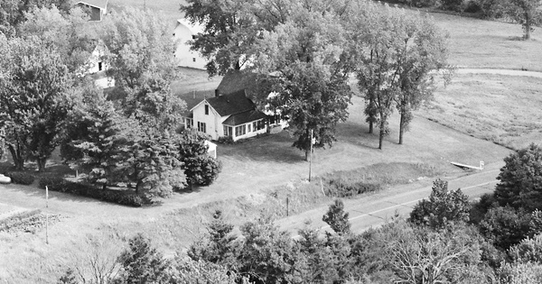 Vintage Aerial photo from 1982 in Kanabec County, MN