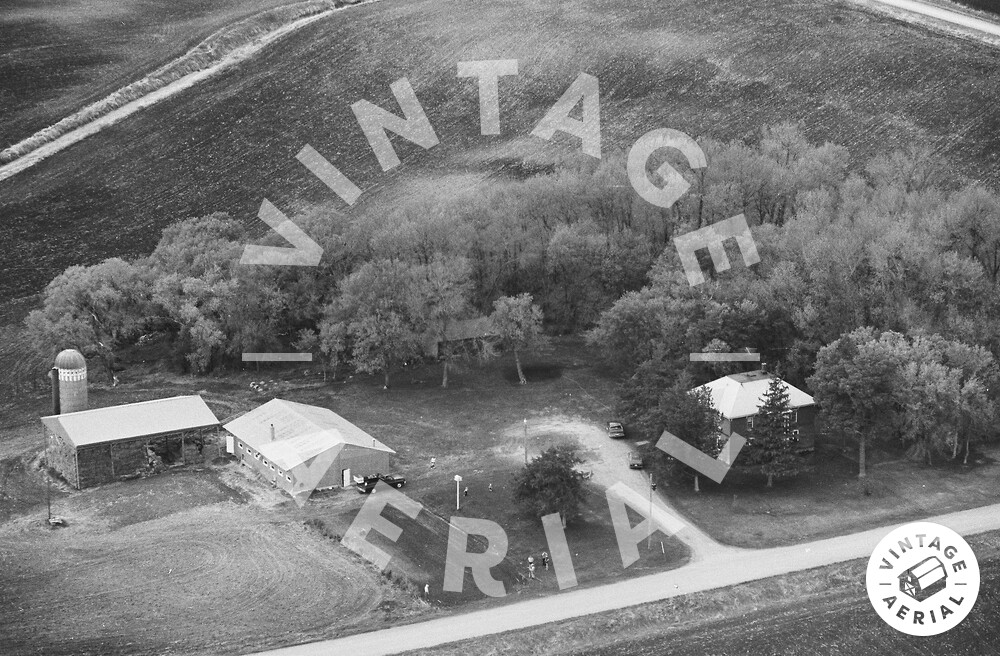 Vintage Aerial Minnesota McLeod County 1980 7JMC15
