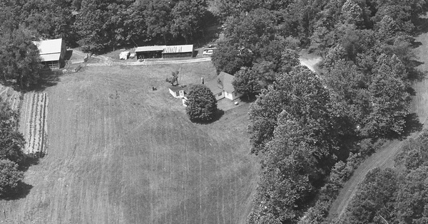 Vintage Aerial photo from 1999 in Carter County, KY
