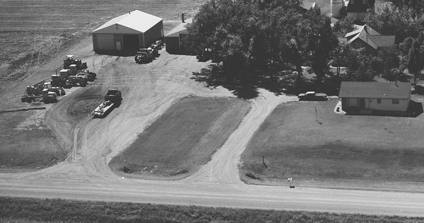 Vintage Aerial photo from 1978 in Chippewa County, MN