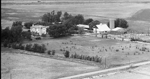 Vintage Aerial photo from 1978 in McPherson County, KS
