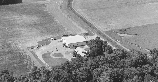 Vintage Aerial photo from 1997 in Hardin County, OH