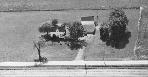Vintage Aerial photo from 1999 in Hardin County, OH