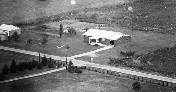 Vintage Aerial photo from 1975 in Pickaway County, OH