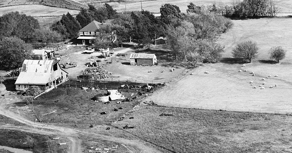 Vintage Aerial photo from 1973 in Nemaha County, KS