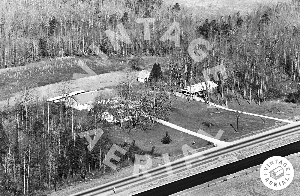 Vintage Aerial North Carolina Wake County 1965 2HWA2