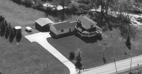 Vintage Aerial photo from 1998 in Wyoming County, NY