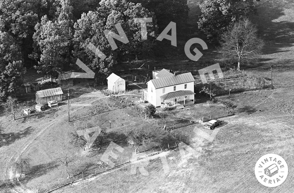 Vintage Aerial Virginia Pulaski County 1963 6APU21