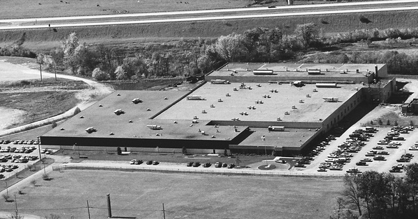 Vintage Aerial photo from 1976 in Noble County, OH