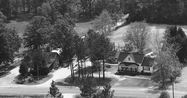 Vintage Aerial photo from 1986 in Johnston County, NC