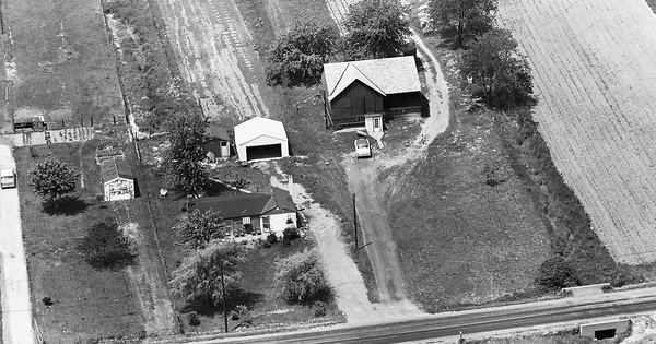 Vintage Aerial photo from 1963 in Stark County, OH