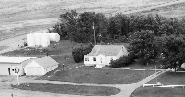 Vintage Aerial photo from 1982 in Minnehaha County, SD