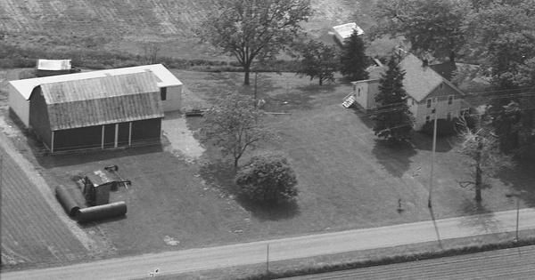 Vintage Aerial photo from 1983 in Huron County, OH