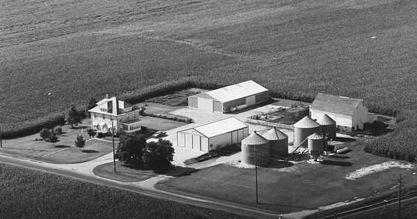 Vintage Aerial photo from 1981 in Peoria County, IL