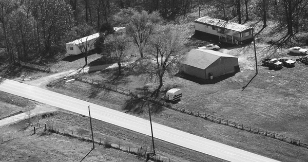 Vintage Aerial photo from 1985 in Lincoln County, MO