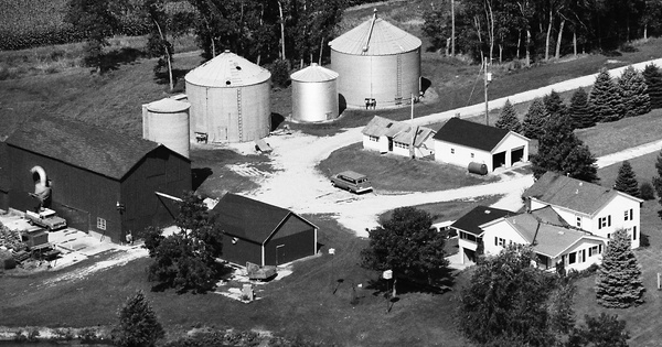 Vintage Aerial photo from 1989 in Winnebago County, IL