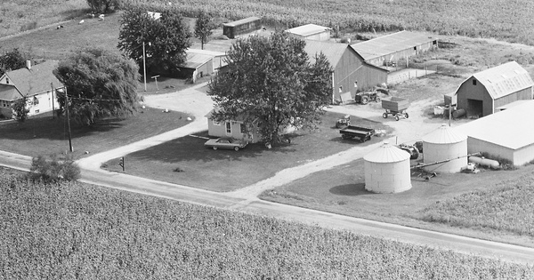 Vintage Aerial photo from 1979 in Adams County, IN