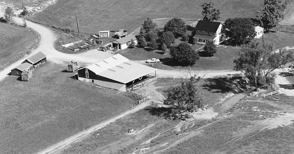 Vintage Aerial photo from 1984 in Columbia County, PA