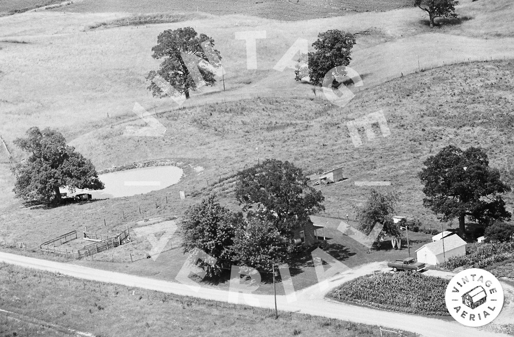 Vintage Aerial Missouri Randolph County 1978 6SRA26