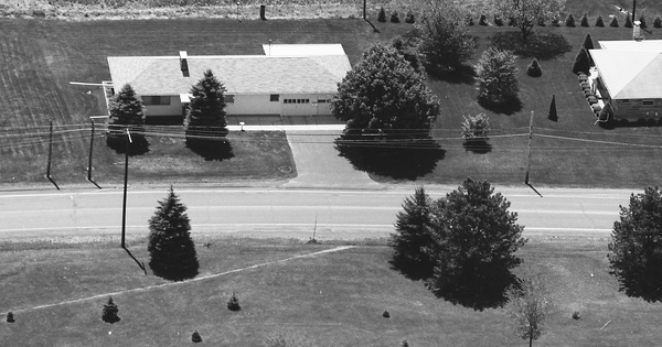 Vintage Aerial photo from 1986 in Montour County, PA