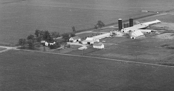 Vintage Aerial photo from 1979 in De Witt County, IL