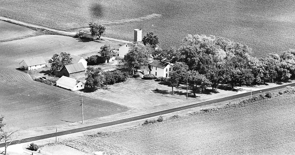 Vintage Aerial photo from 1965 in DuPage County, IL