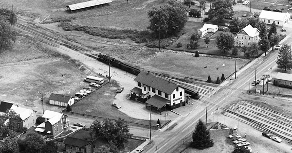 Vintage Aerial photo from 1972 in Huntingdon County, PA