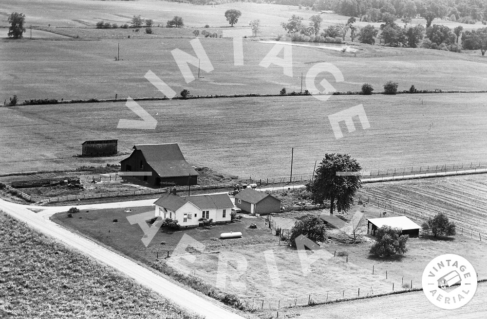 Vintage Aerial Illinois Hancock County 1967 41AHA16