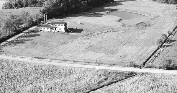 Vintage Aerial photo from 1982 in Hamilton County, IL