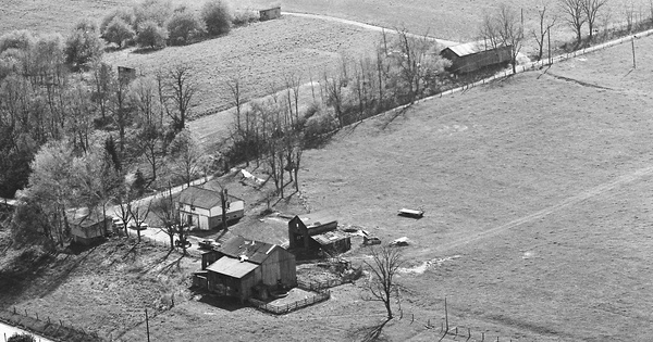 Vintage Aerial photo from 1968 in Washington County, PA