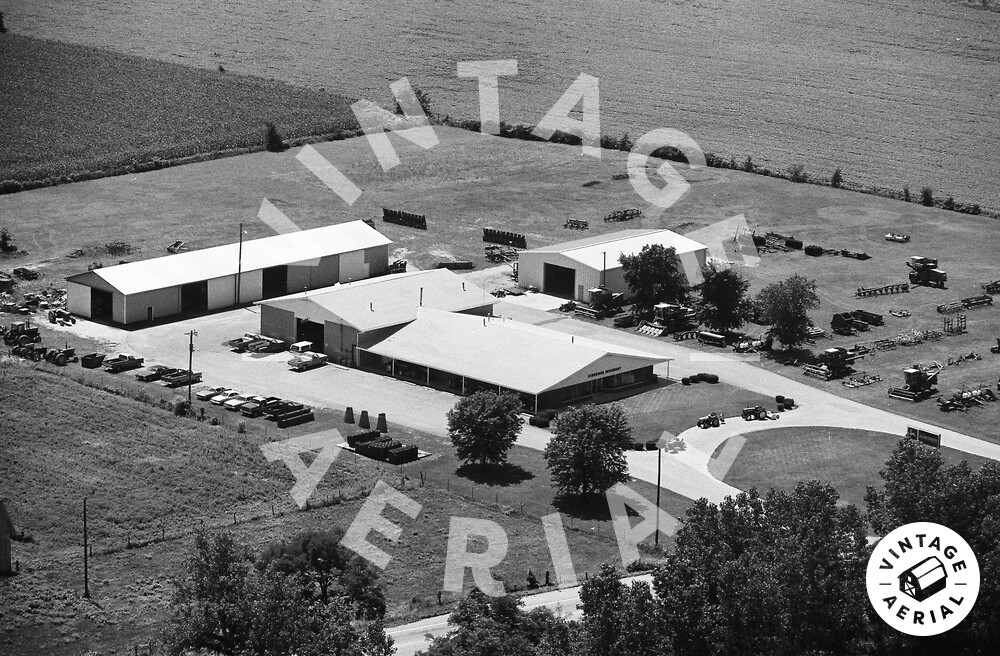 Vintage Aerial Indiana Bartholomew County 1979 129DBA1