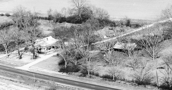 Vintage Aerial photo from 1984 in Taylor County, GA