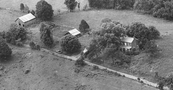 Vintage Aerial photo from 1986 in Monroe County, WV