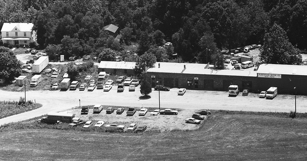 Vintage Aerial photo from 1990 in King William County, VA