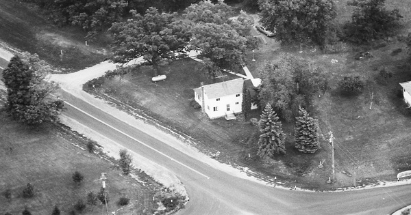 Vintage Aerial photo from 1976 in Green Lake County, WI