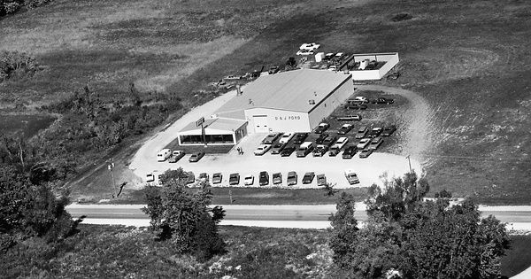 Vintage Aerial photo from 1976 in Jefferson County, WI