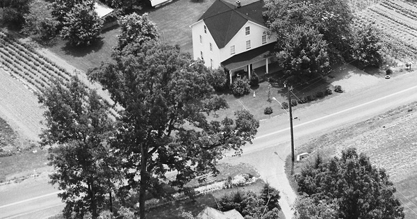 Vintage Aerial photo from 1969 in Huntingdon County, PA