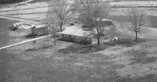 Vintage Aerial photo from 1987 in Randolph County, NC