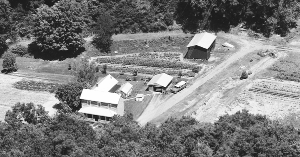 Vintage Aerial photo from 1983 in Lincoln County, WV