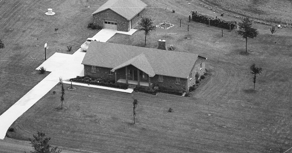 Vintage Aerial photo from -1986 in Lincoln County, NC