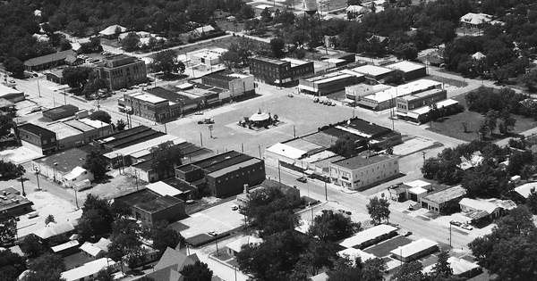 Vintage Aerial photo from 1994 in Delta County, TX