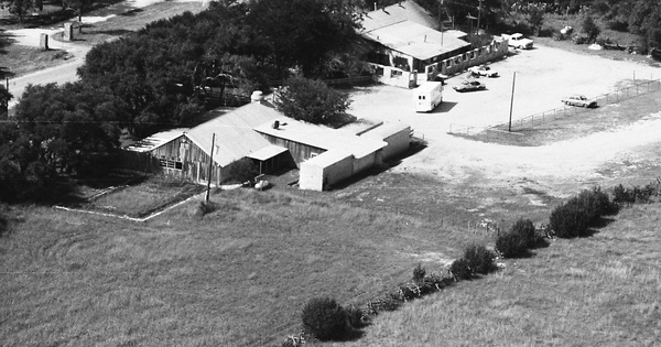 Vintage Aerial photo from 1991 in Hays County, TX