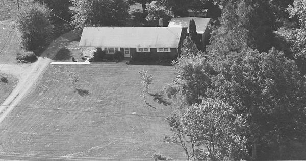 Vintage Aerial photo from 1986 in Bedford County, VA