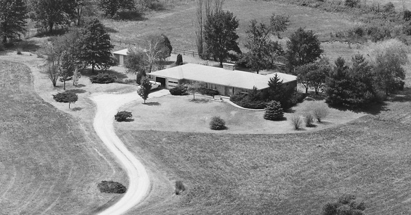Vintage Aerial photo from 1979 in Boone County, MO