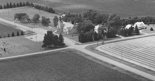 Vintage Aerial photo from 1978 in Lincoln County, SD