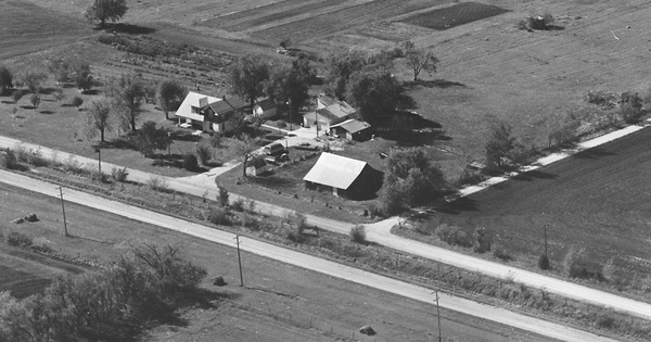 Vintage Aerial photo from 1981 in Johnson County, KS