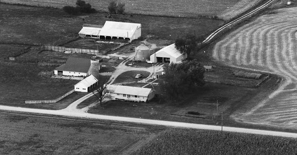 Vintage Aerial photo from 1981 in Livingston County, MO