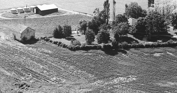 Vintage Aerial photo from 1971 in Sangamon County, IL