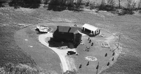 Vintage Aerial photo from 1988 in St. Clair County, IL