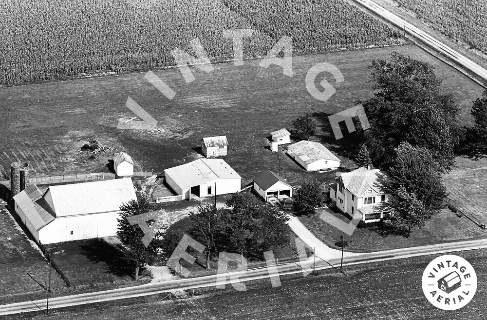 Vintage Aerial Ohio Marion County 1963 35DMA37